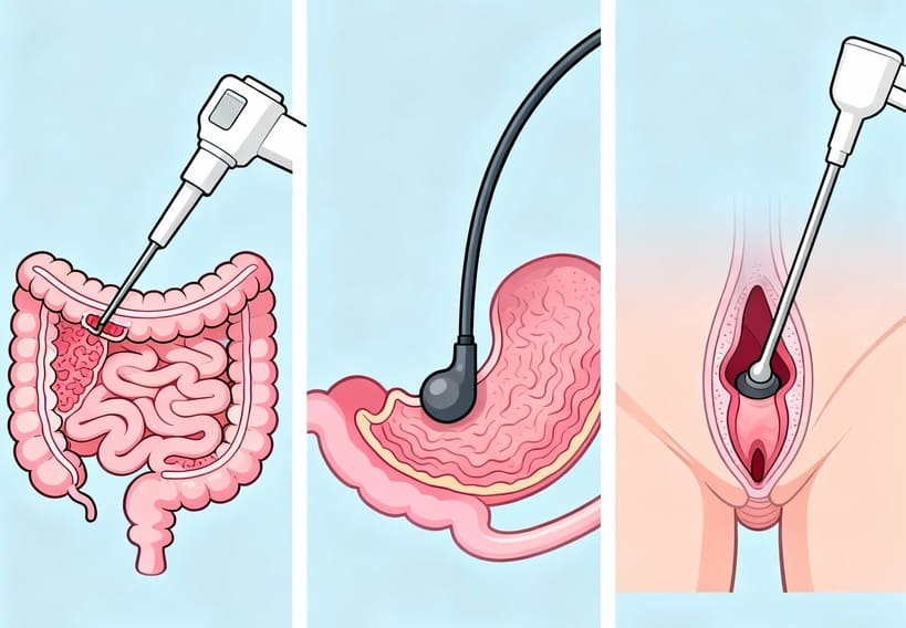 Differenza tra Anoscopia, Colonscopia e Gastroscopia